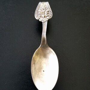 ANTIQUE Circa 1858 Fessenden & Co. 925/1000 STERLING SILVER "Agnes" BABY SPOON